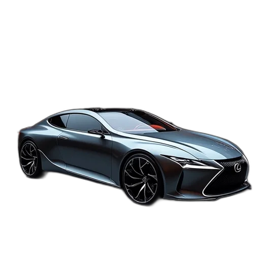 car, 3d render, photorealistic, concept art transparent PNG cut-out