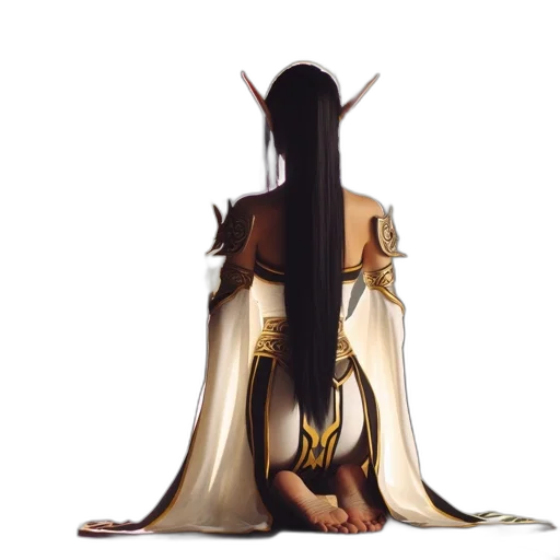 sword, dragon, dress, staff transparent PNG cut-out