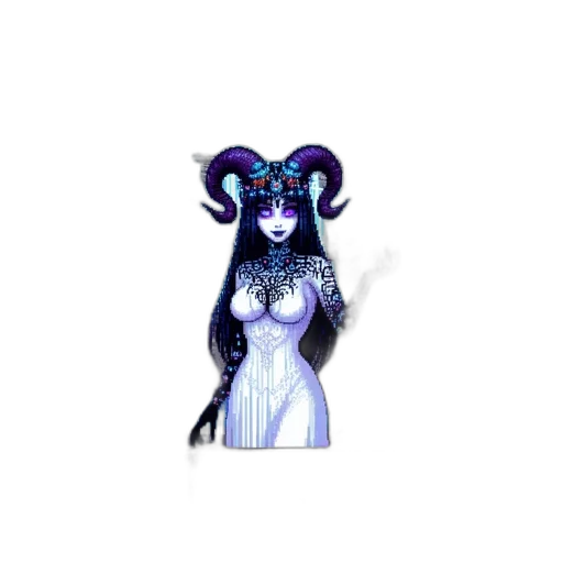 staff, mask, creature, fantasy art transparent PNG cut-out