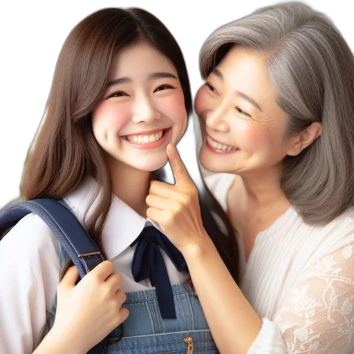 photorealistic, oil painting, two, women transparent PNG cut-out