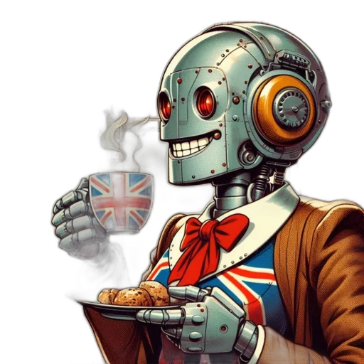 robot, concept art, comic book art, cyberpunk transparent PNG cut-out