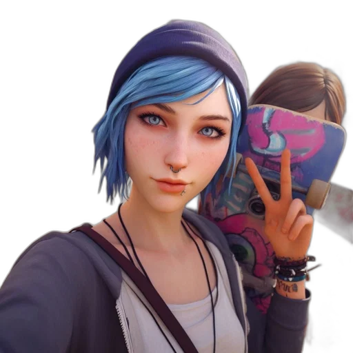 face, weapon, staff, jacket transparent PNG cut-out
