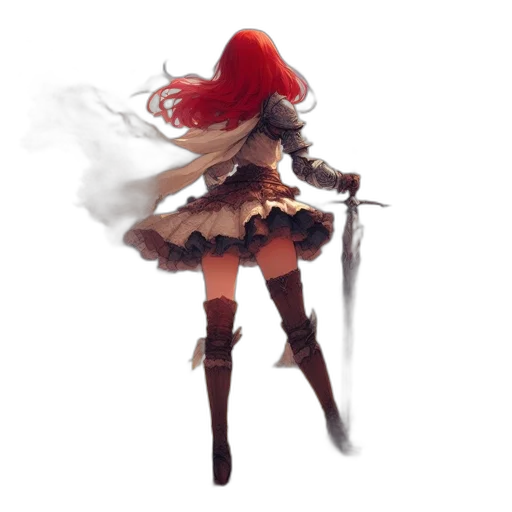 sword, weapon, staff, dress transparent PNG cut-out