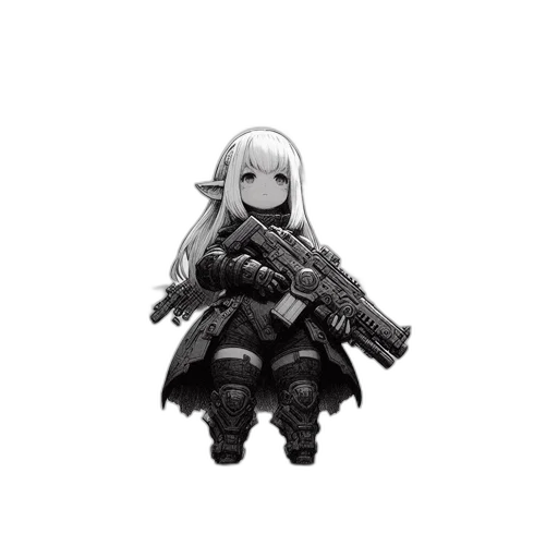 weapon, sword, animal, robot transparent PNG cut-out
