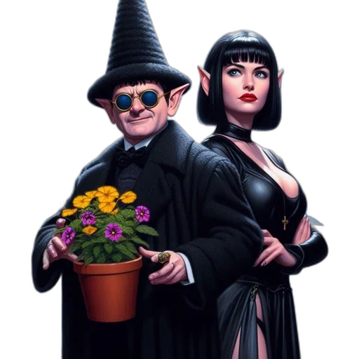 hat, staff, concept art, fantasy art transparent PNG cut-out