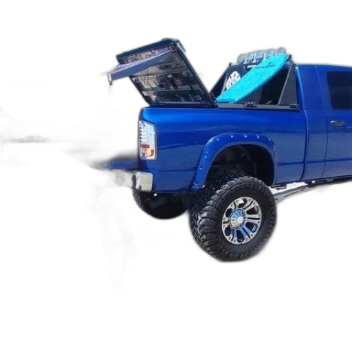 car, 3d render, blue, truck transparent PNG cut-out