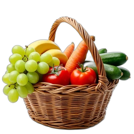 food, photorealistic, 3d render, colorful transparent PNG cut-out