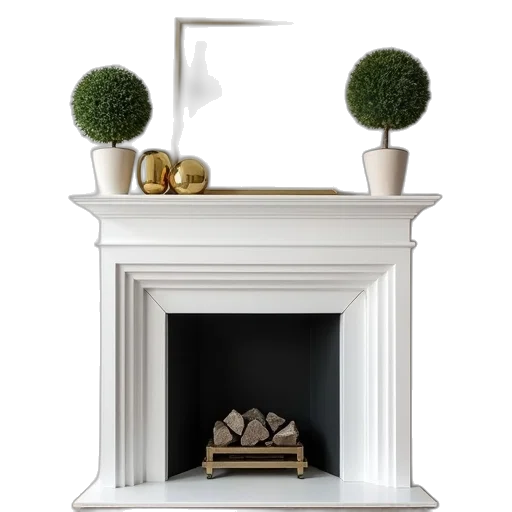 furniture, 3d render, photorealistic, fire transparent PNG cut-out