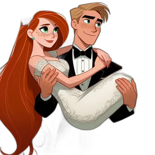 dress, cartoon, concept art, comic book art transparent PNG cut-out