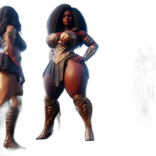 concept art, 3d render, fantasy art, comic book art transparent PNG cut-out
