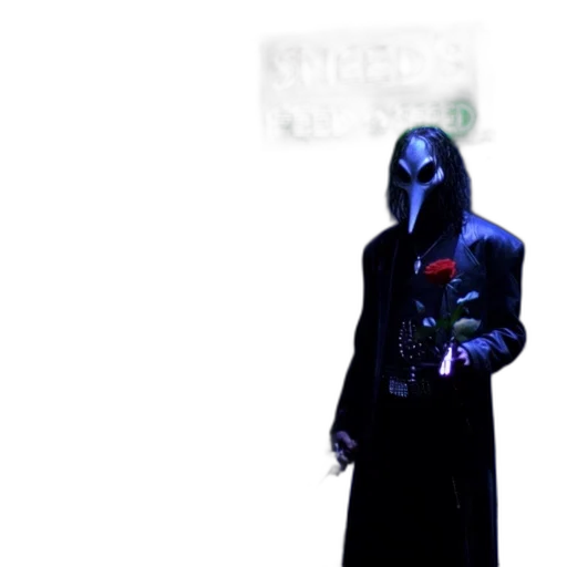 mask, robot, jacket, staff transparent PNG cut-out