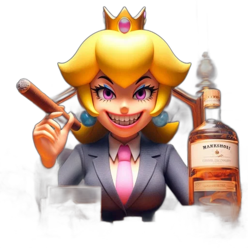 crown, staff, concept art, 3d render transparent PNG cut-out
