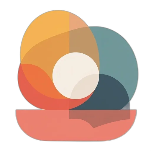 3d render, colorful, pastel, earth tones transparent PNG cut-out