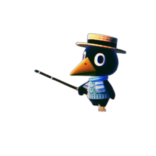 staff, hat, weapon, robot transparent PNG cut-out