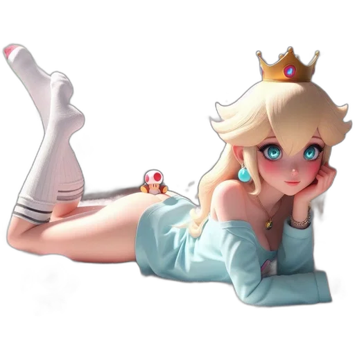 crown, dress, staff, concept art transparent PNG cut-out