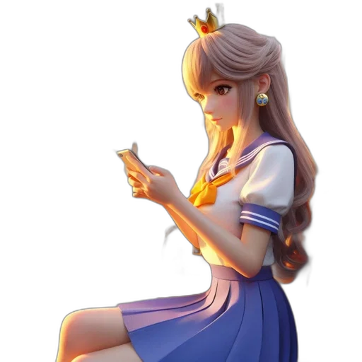 staff, crown, dress, weapon transparent PNG cut-out