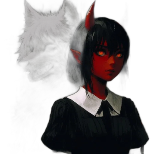 mask, creature, staff, face transparent PNG cut-out
