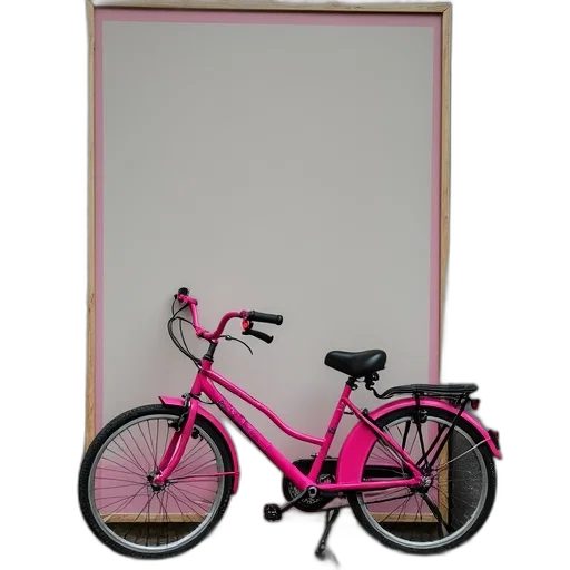 furniture, photorealistic, neon, pink transparent PNG cut-out