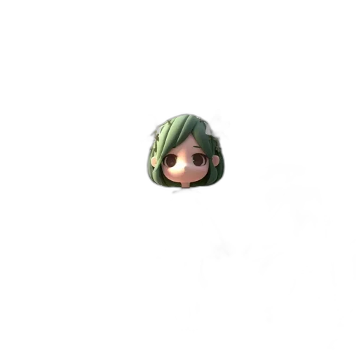 face, creature, mask, staff transparent PNG cut-out