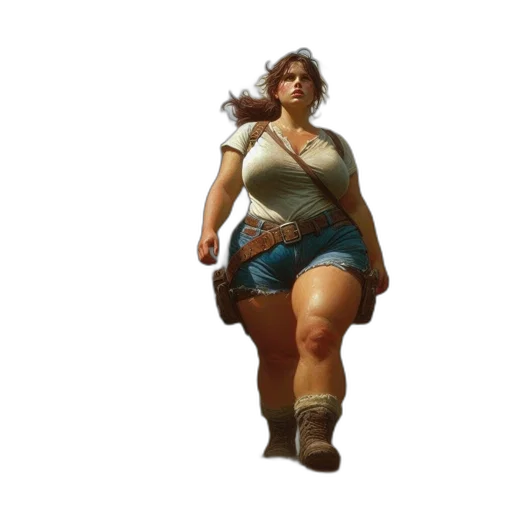 dress, staff, weapon, creature transparent PNG cut-out
