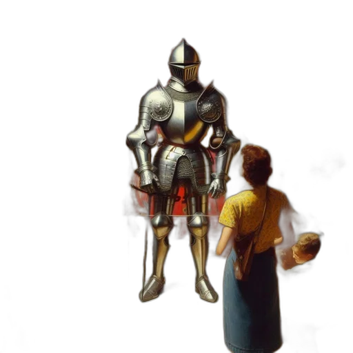 robot, sword, weapon, staff transparent PNG cut-out