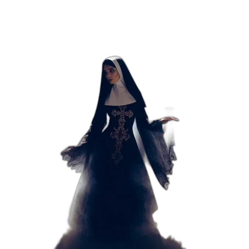 dress, crown, creature, staff transparent PNG cut-out