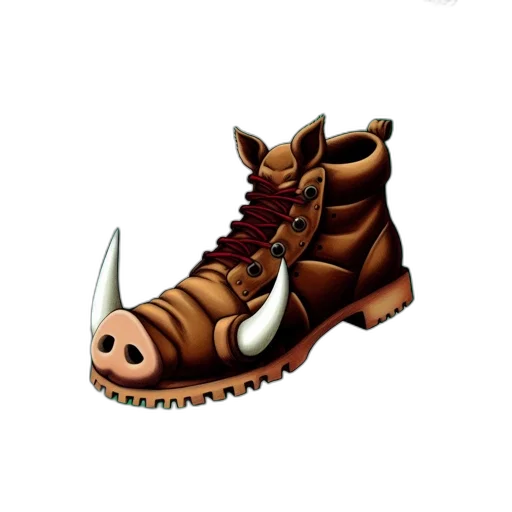 shoes, animal, weapon, concept art transparent PNG cut-out