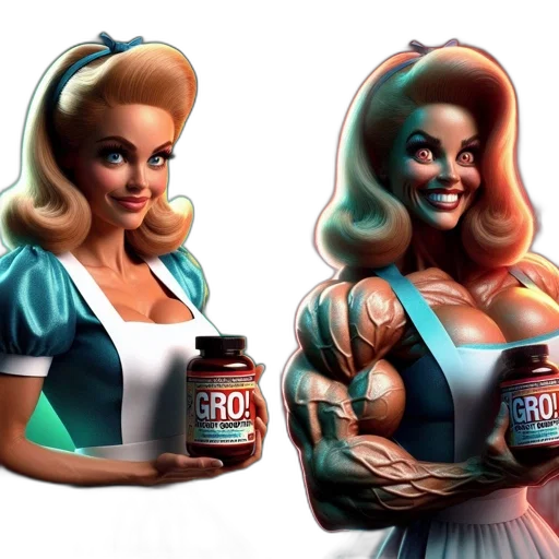 bottle, 3d render, concept art, comic book art transparent PNG cut-out