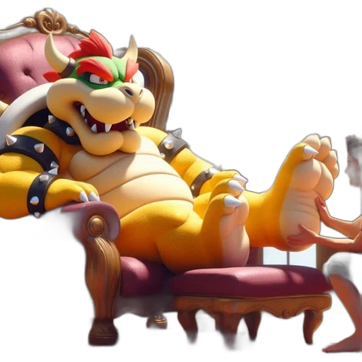 dragon, furniture, crown, creature transparent PNG cut-out