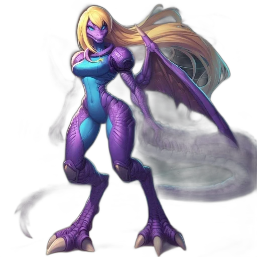 robot, dress, dragon, concept art transparent PNG cut-out