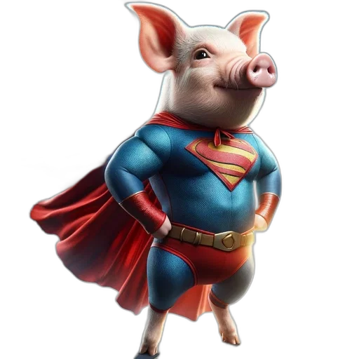 animal, concept art, 3d render, comic book art transparent PNG cut-out