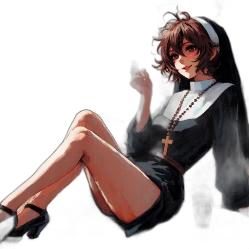 dress, staff, jacket, concept art transparent PNG cut-out