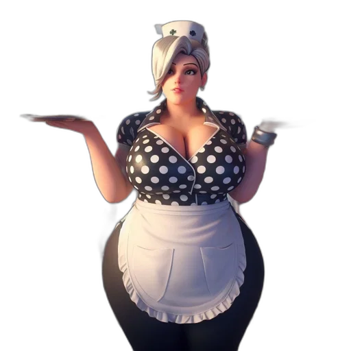 dress, hat, staff, food transparent PNG cut-out