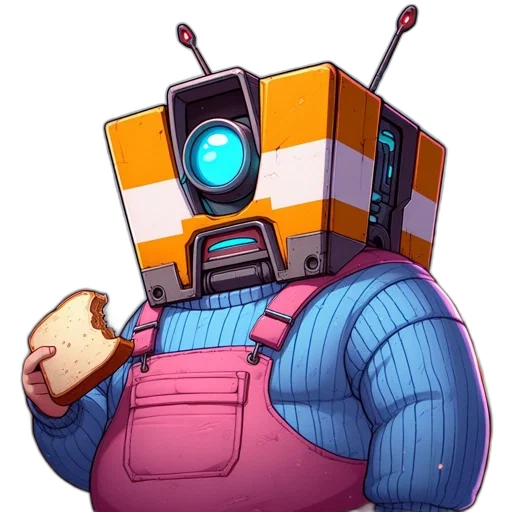 robot, jacket, staff, food transparent PNG cut-out