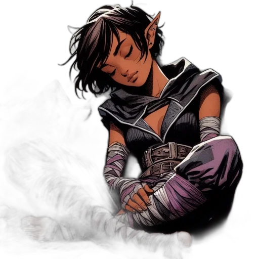 fantasy art, concept art, comic book art, pixel art transparent PNG cut-out