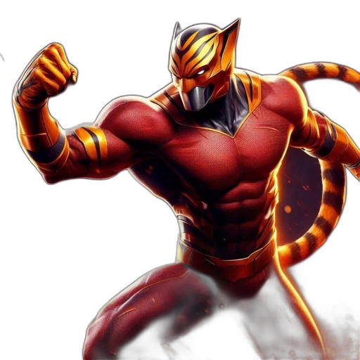 comic book art, concept art, fantasy art, 3d render transparent PNG cut-out