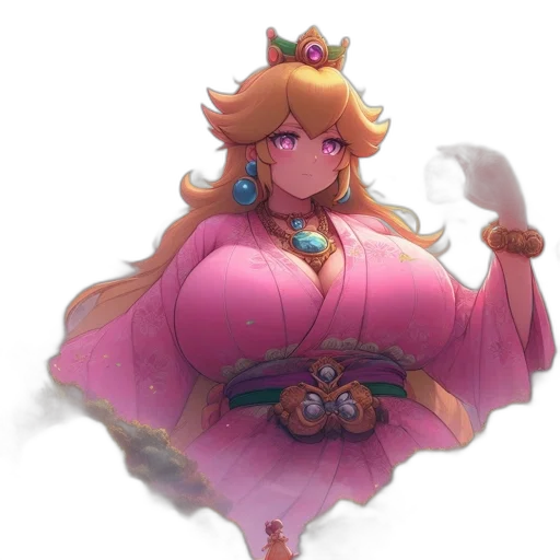 crown, dress, weapon, staff transparent PNG cut-out