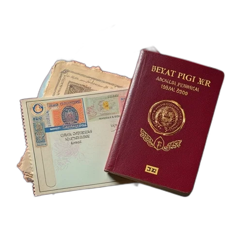 turkish, passport, some, airmails transparent PNG cut-out