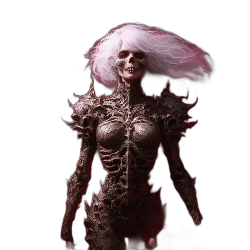 creature, mask, robot, hair transparent PNG cut-out