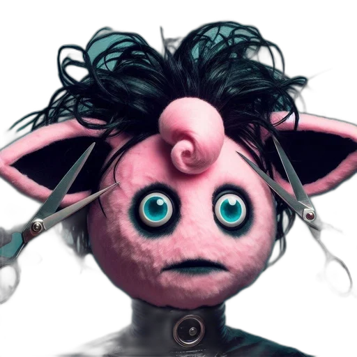 mask, creature, face, staff transparent PNG cut-out