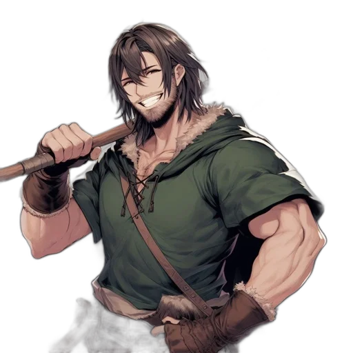 sword, staff, weapon, fantasy art transparent PNG cut-out