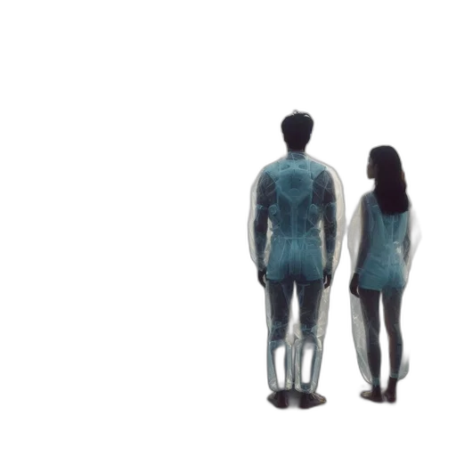 robot, dress, jacket, creature transparent PNG cut-out