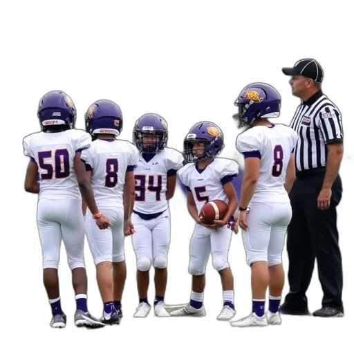 group, young, football, players transparent PNG cut-out