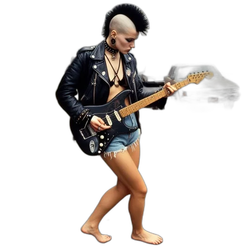 jacket, hair, weapon, concept art transparent PNG cut-out