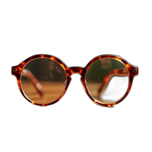 3d render, lennon, computer, glasses transparent PNG cut-out