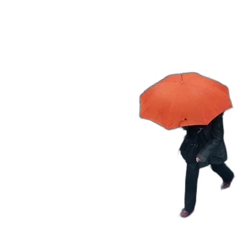 umbrella, hat, jacket, staff transparent PNG cut-out