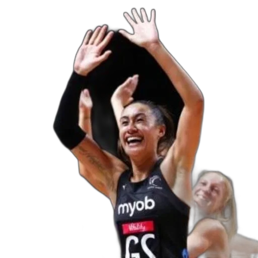female, athlete, black, jersey transparent PNG cut-out