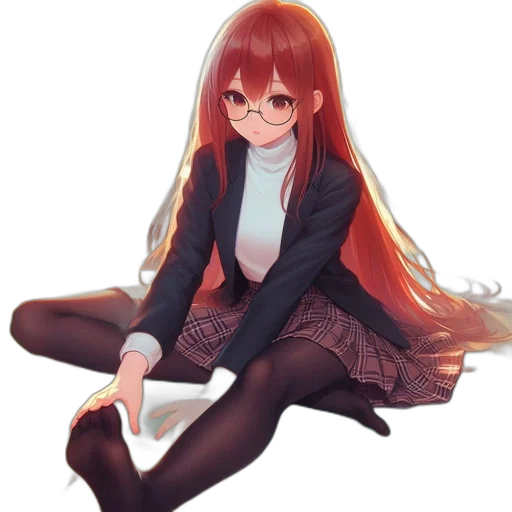 dress, jacket, staff, robot transparent PNG cut-out
