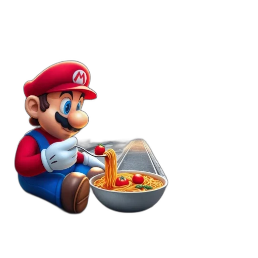 food, animal, robot, 3d render transparent PNG cut-out