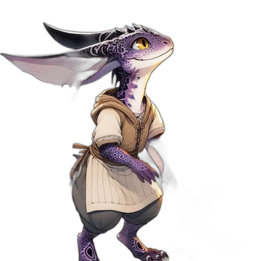 dragon, staff, creature, concept art transparent PNG cut-out